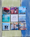 9 Pack custom 2"x2" photo magnets