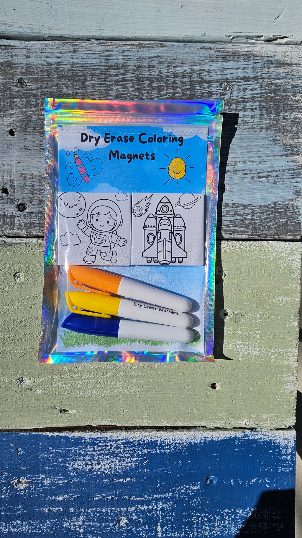 Dry Erase Kids Coloring Magnets