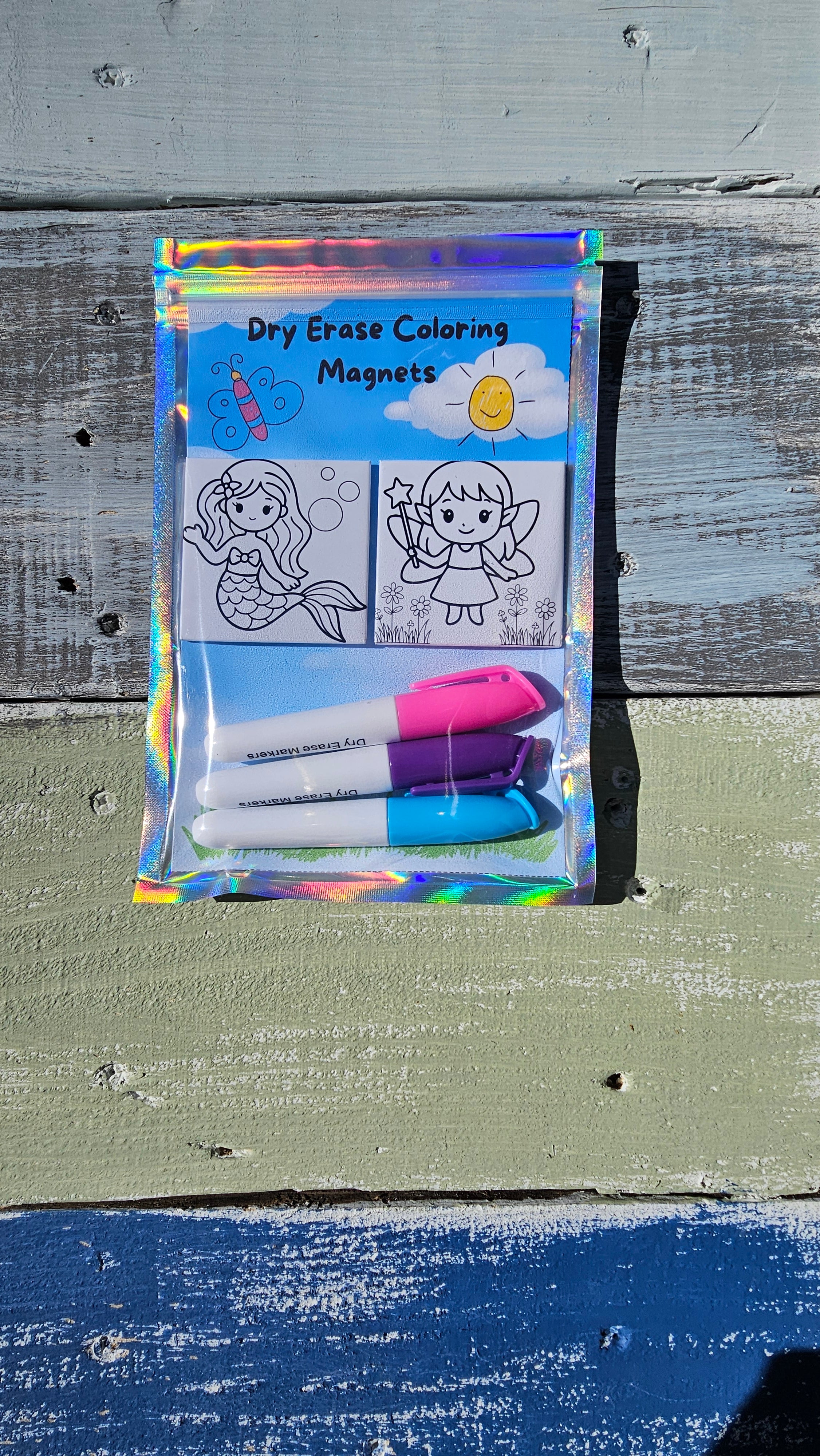 Dry Erase Kids Coloring Magnets