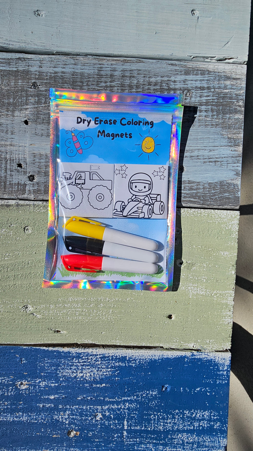 Dry Erase Kids Coloring Magnets