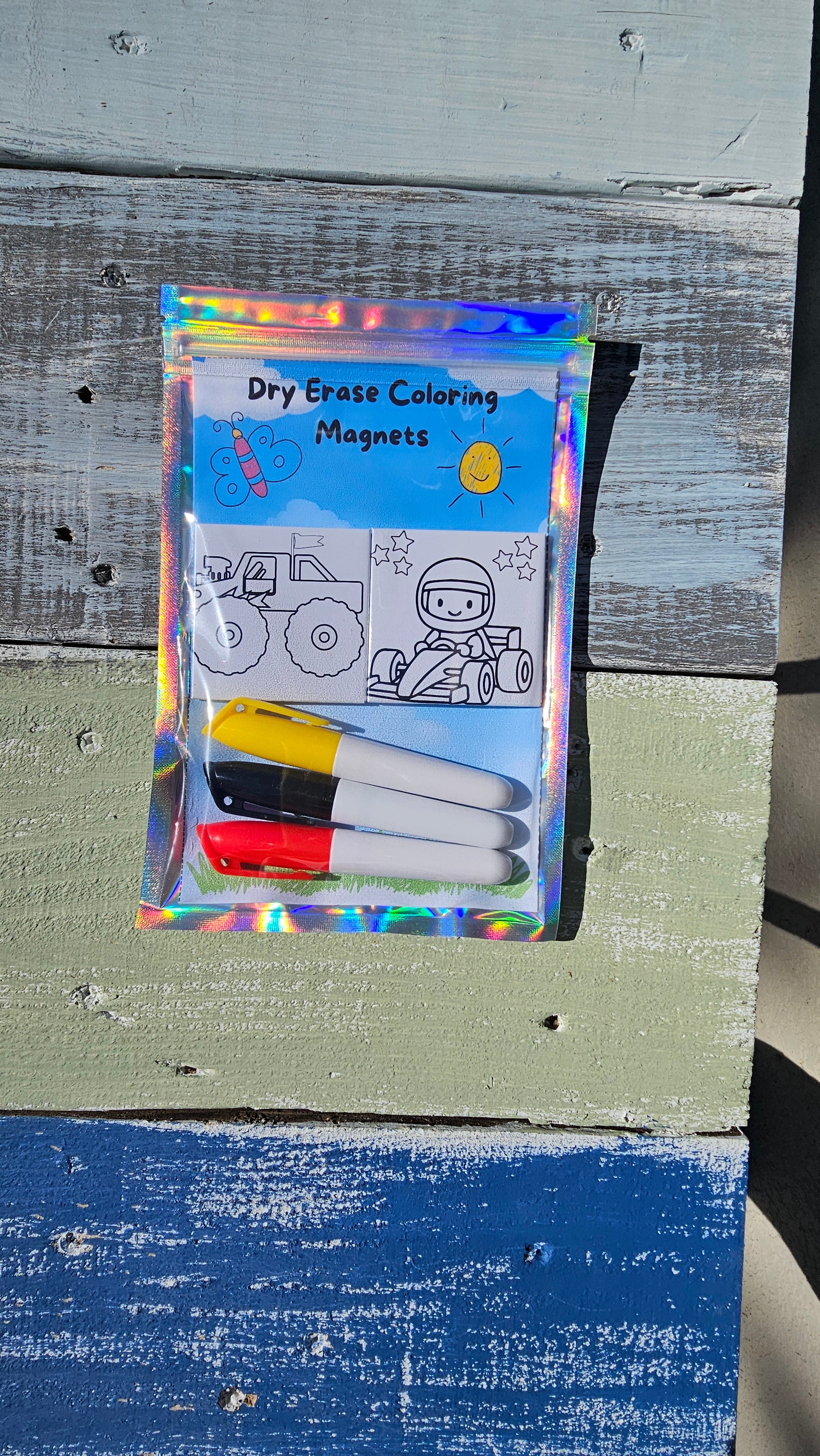 Dry Erase Kids Coloring Magnets