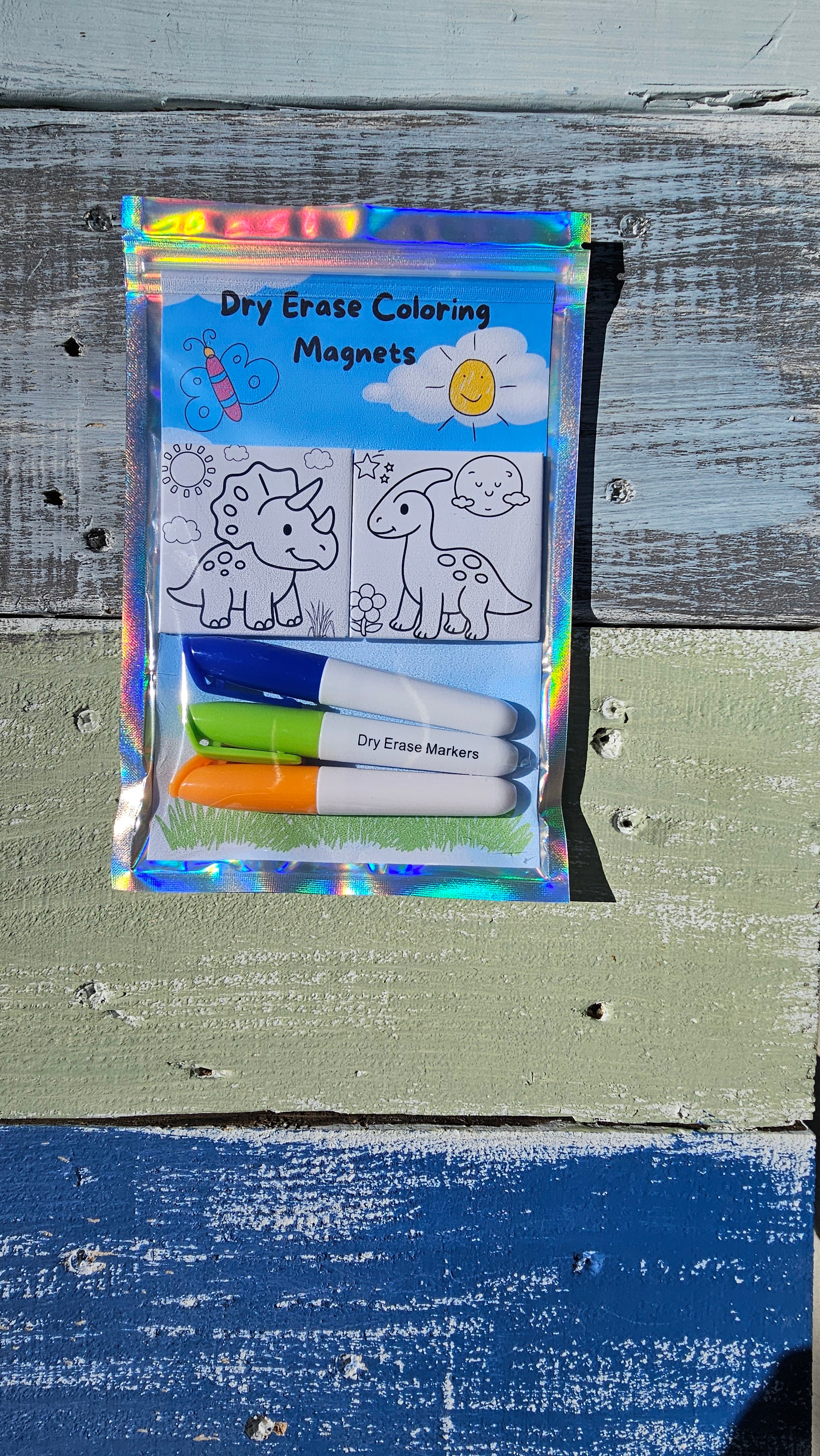 Dry Erase Kids Coloring Magnets