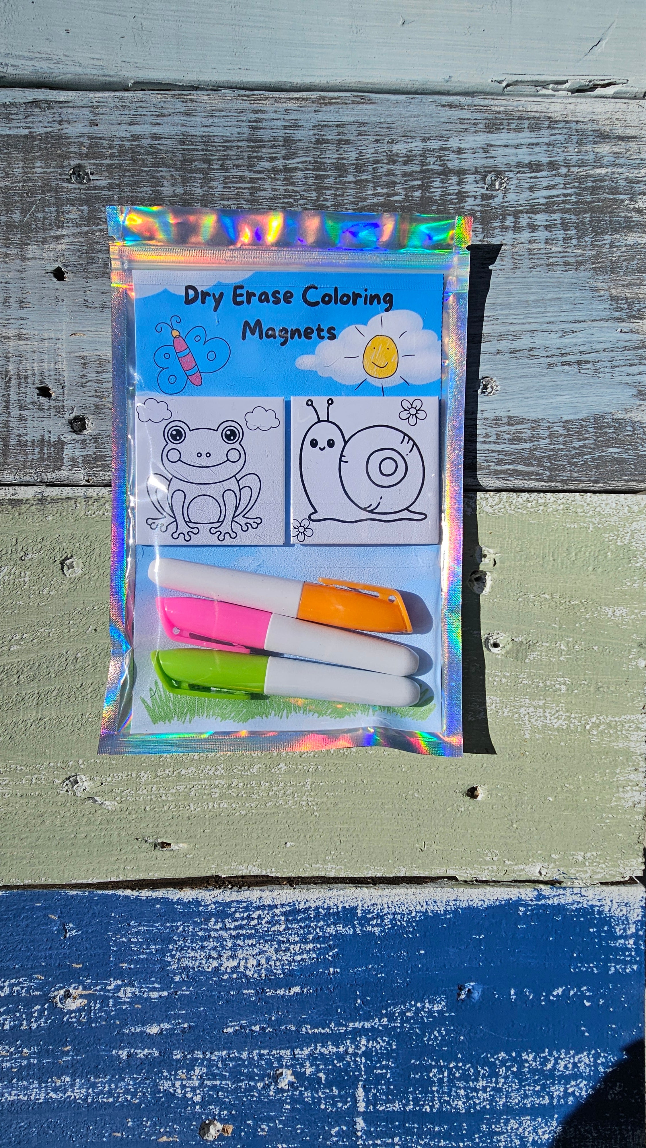Dry Erase Kids Coloring Magnets