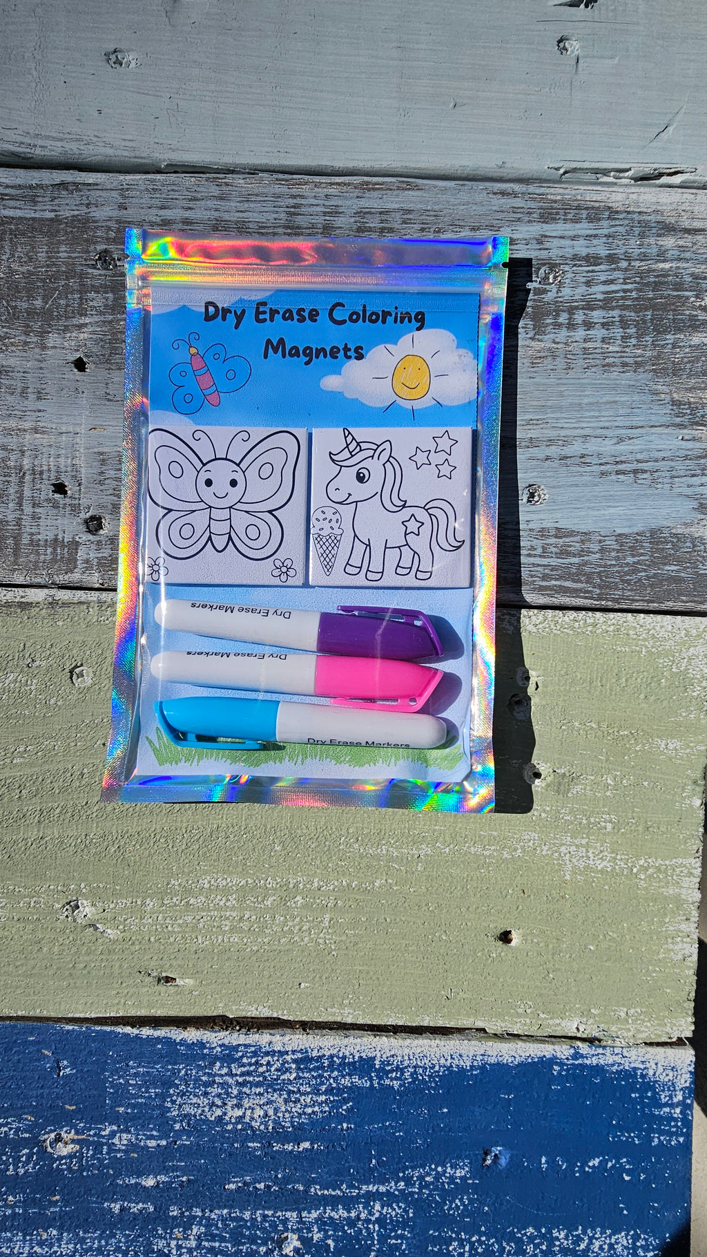 Dry Erase Kids Coloring Magnets