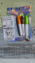 Dry Erase Kids Coloring Magnets