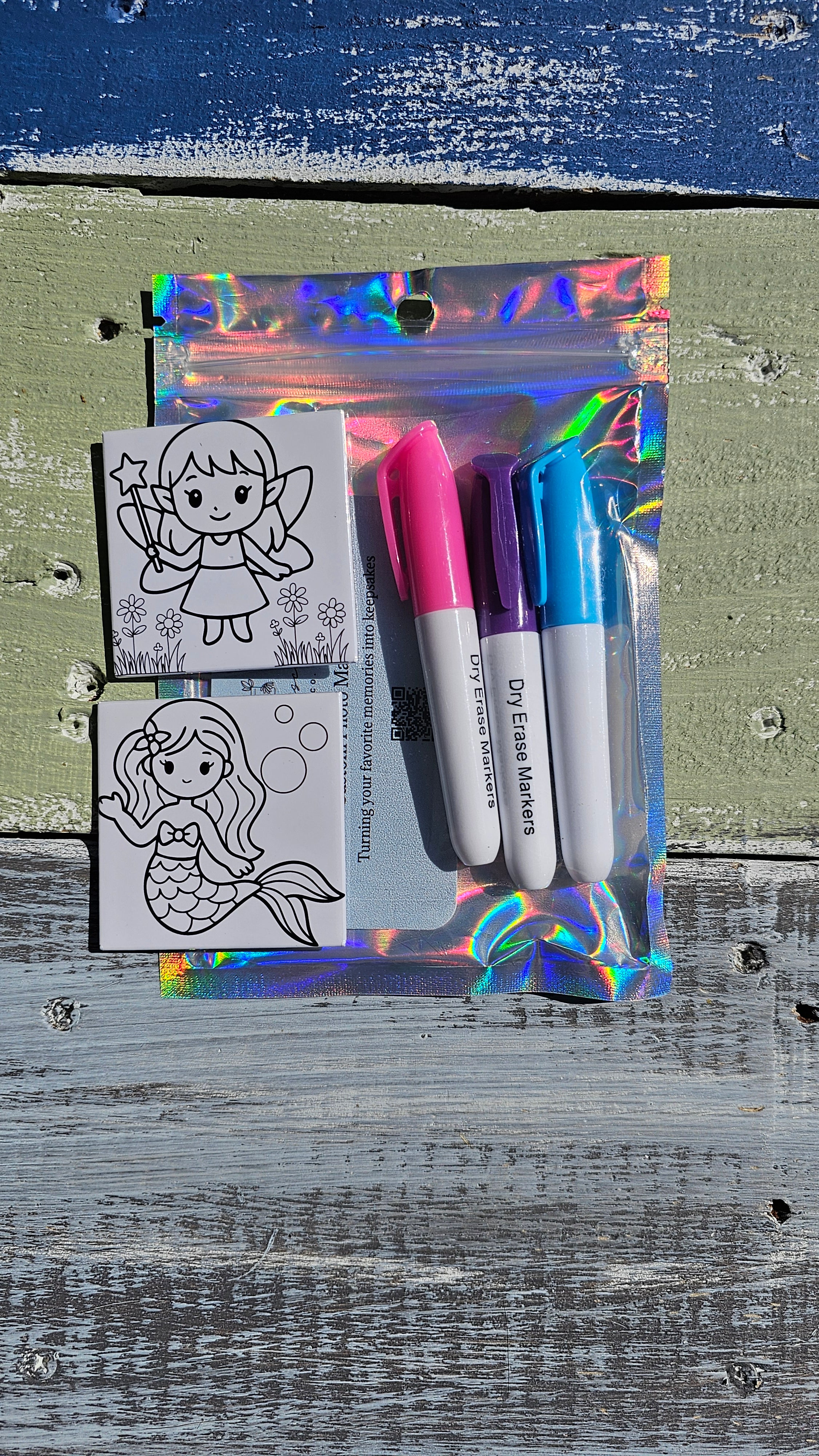 Dry Erase Kids Coloring Magnets