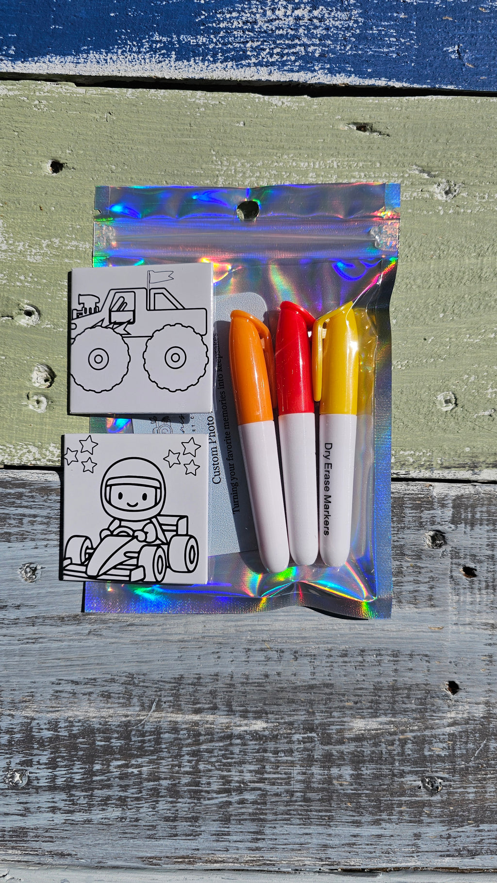 Dry Erase Kids Coloring Magnets