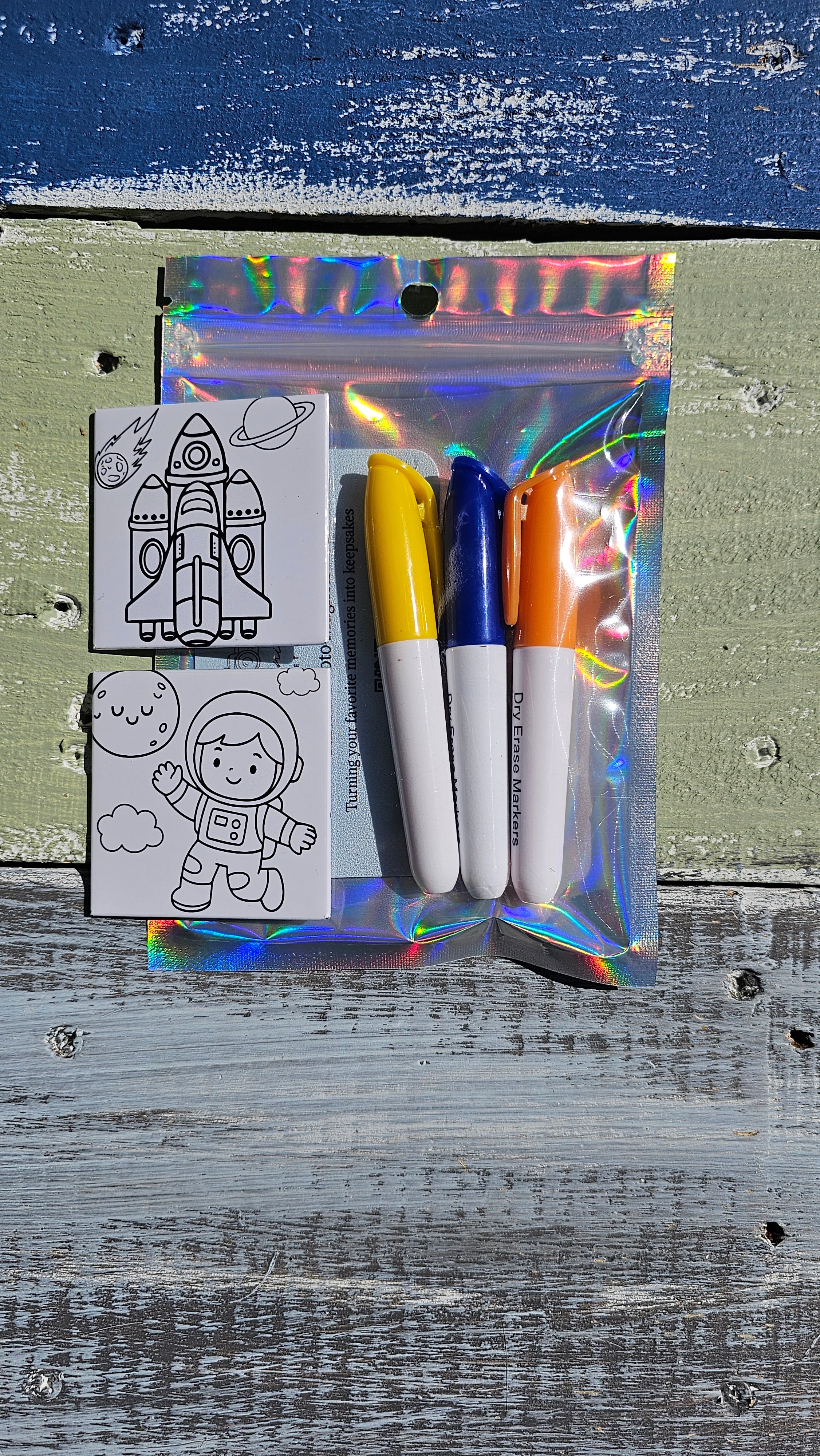 Dry Erase Kids Coloring Magnets