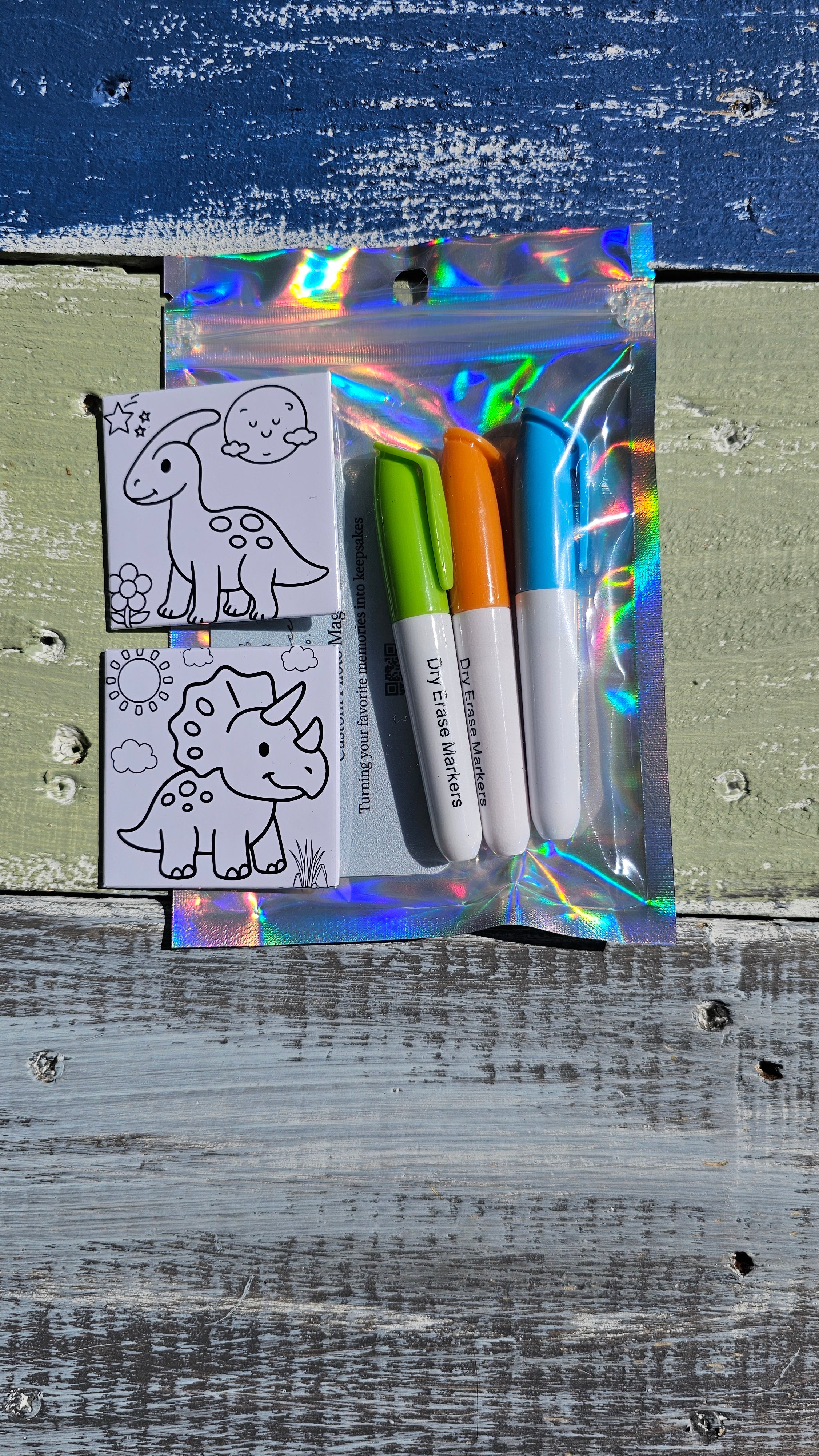 Dry Erase Kids Coloring Magnets