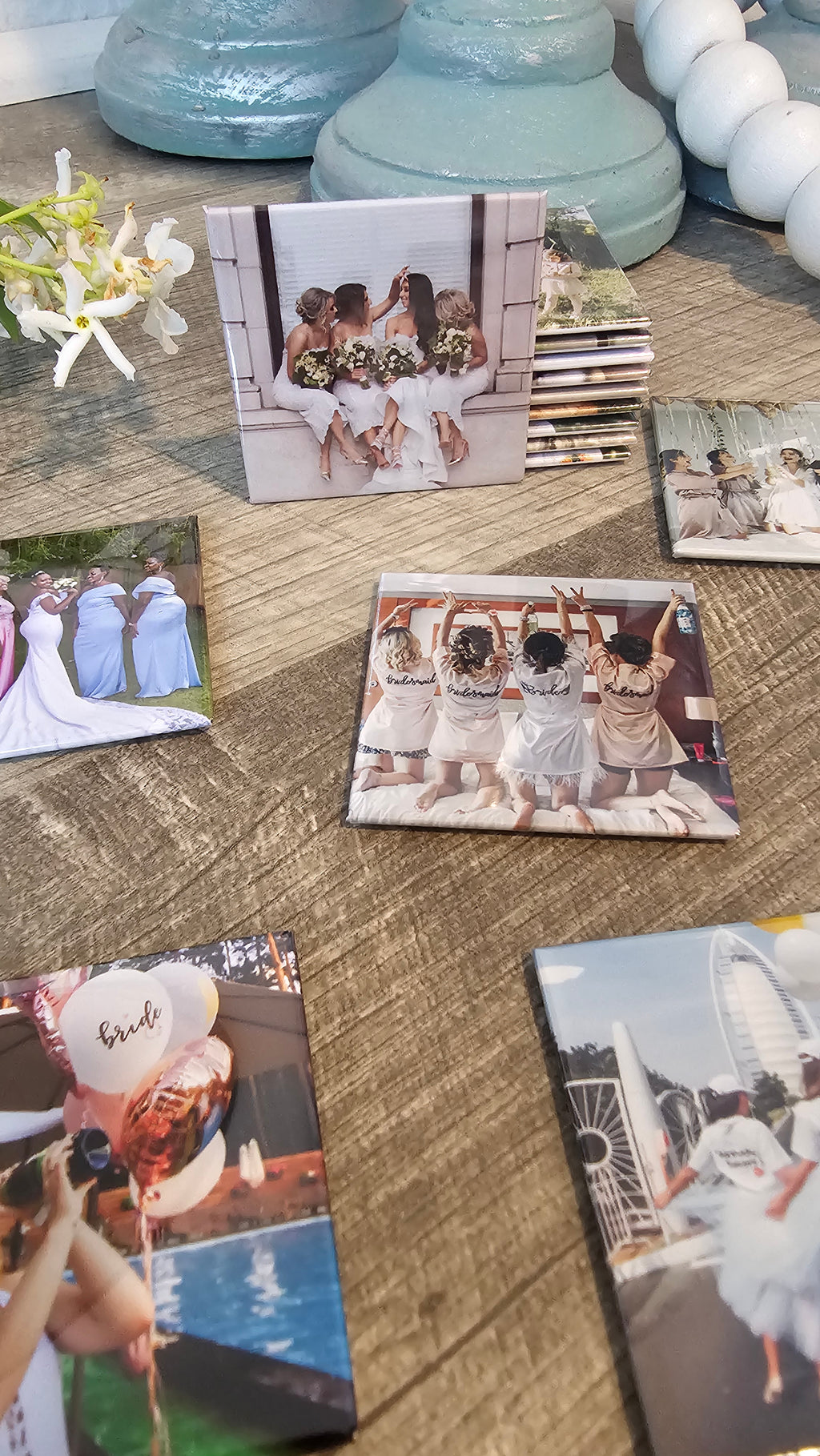 Set of 9  Custom Photo Magnets 2"x2"