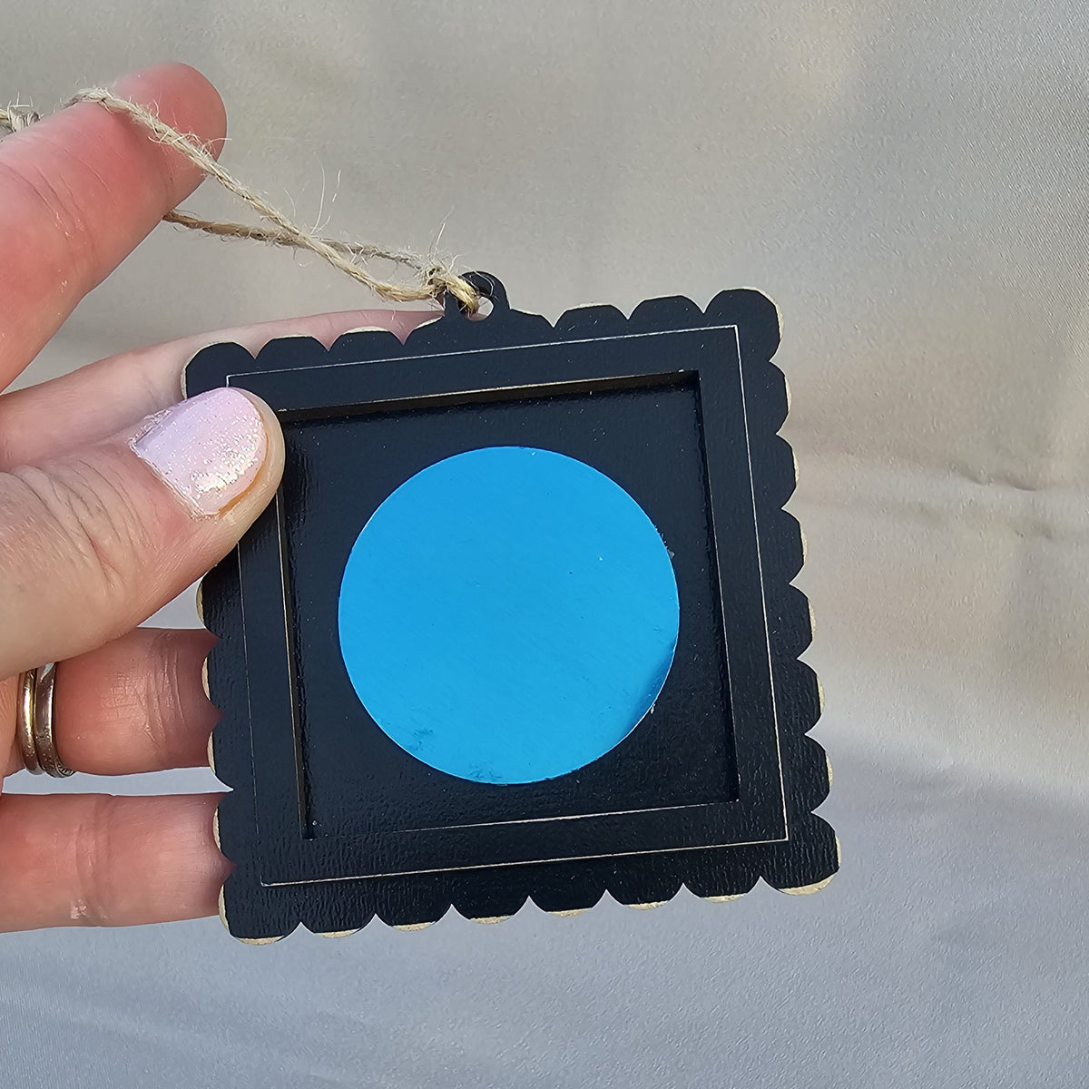 Photo Magnet Christmas Ornament Frame