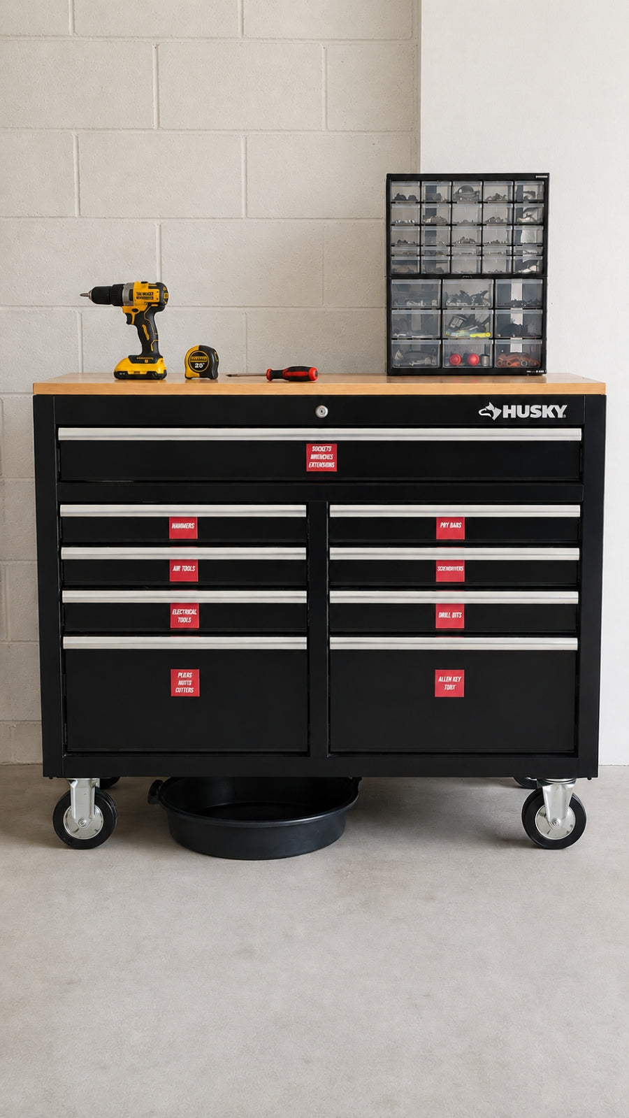 Heavy Duty Magnetic Tool Box Labels
